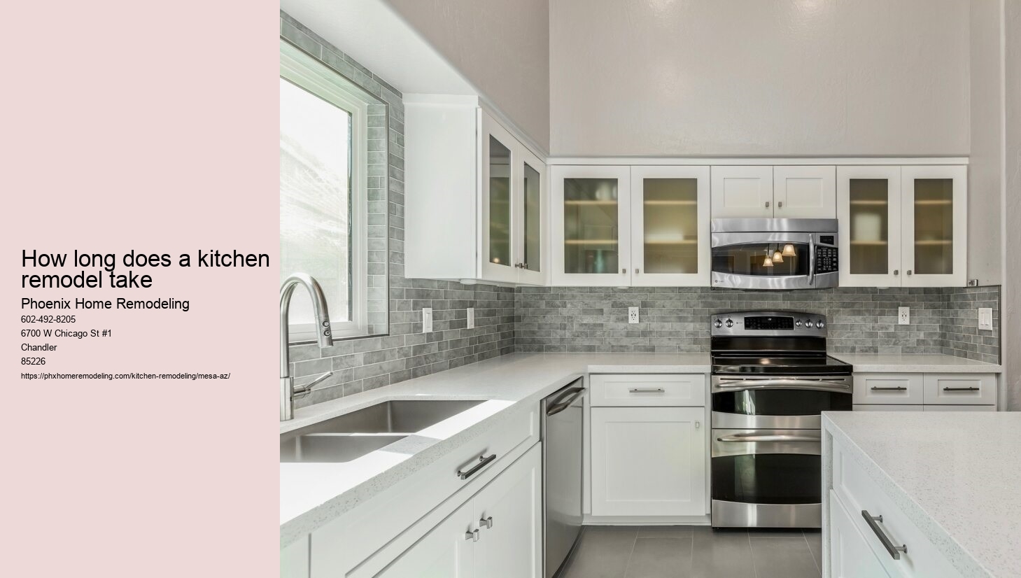 How long does a kitchen remodel take